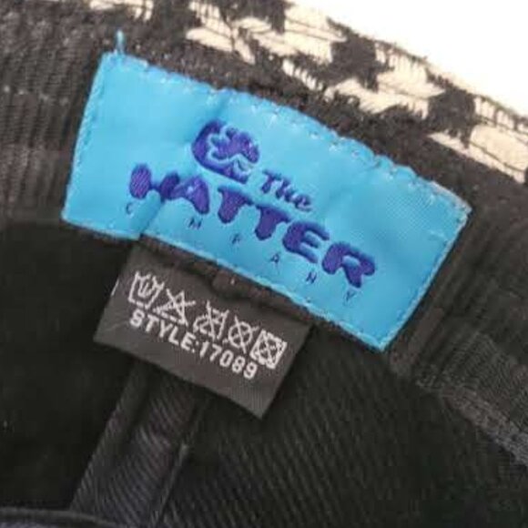 Herringbone Wool hat by The Hatter Large Pattern - Picture 6 of 6